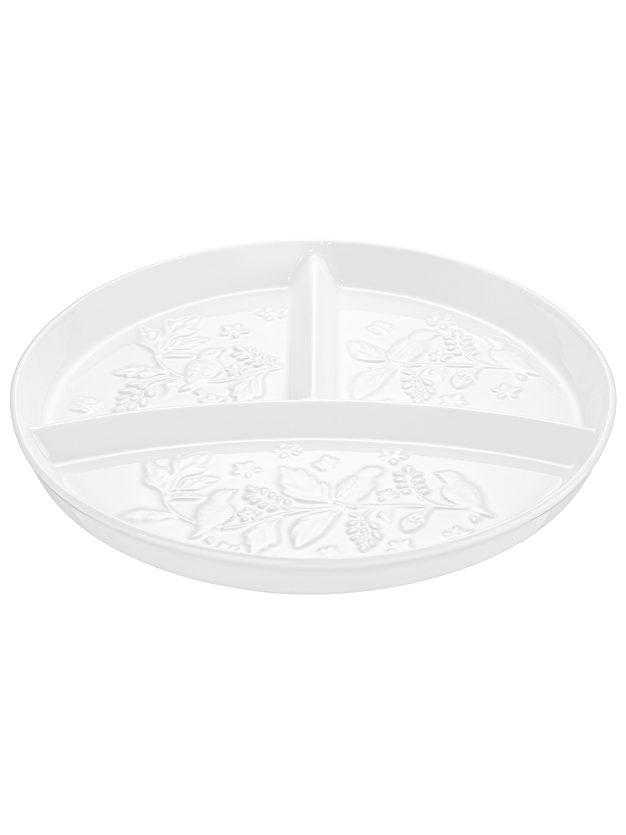 БЫЛО 638 руб! Тарелка секционная д/правильного питания 22*22*2,5 см