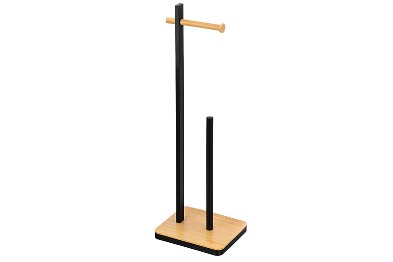 БЫЛО 1444 руб! Держатель для туалетной бумаги 22*18*68 см на бамбуковой подставке