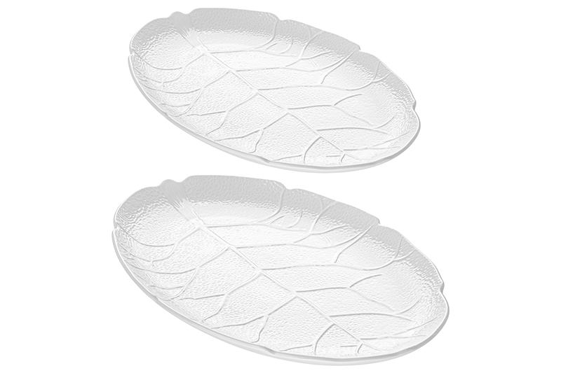 БЫЛО 1431 руб! Набор 2 блюд овальных 31,5*21*2,5 см + 36,5*25*3 см