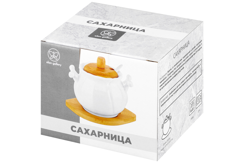 БЫЛО 583 руб! Сахарница 500 мл 15,5*11,5*12 см