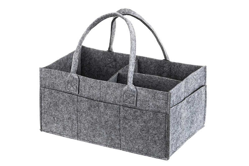 БЫЛО 590 руб! Сумка из войлока 38*24*18 см, серая