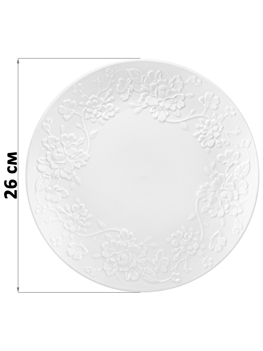 БЫЛО 1144 руб! Набор тарелок 2 пр. 26*26*2,5 см