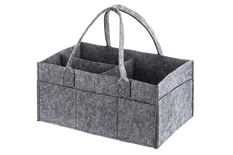 БЫЛО 590 руб! Сумка из войлока 38*24*18 см, серая