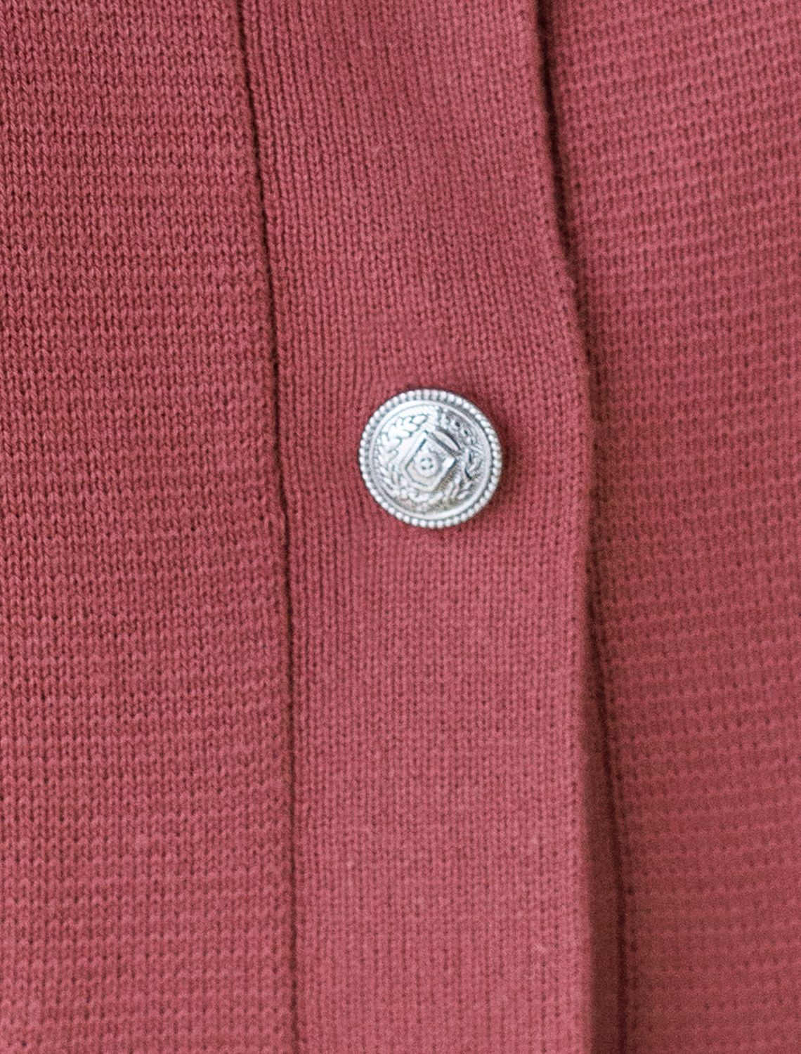 Кардиган c коротким рукавом вязаный из хлопка с акрилом