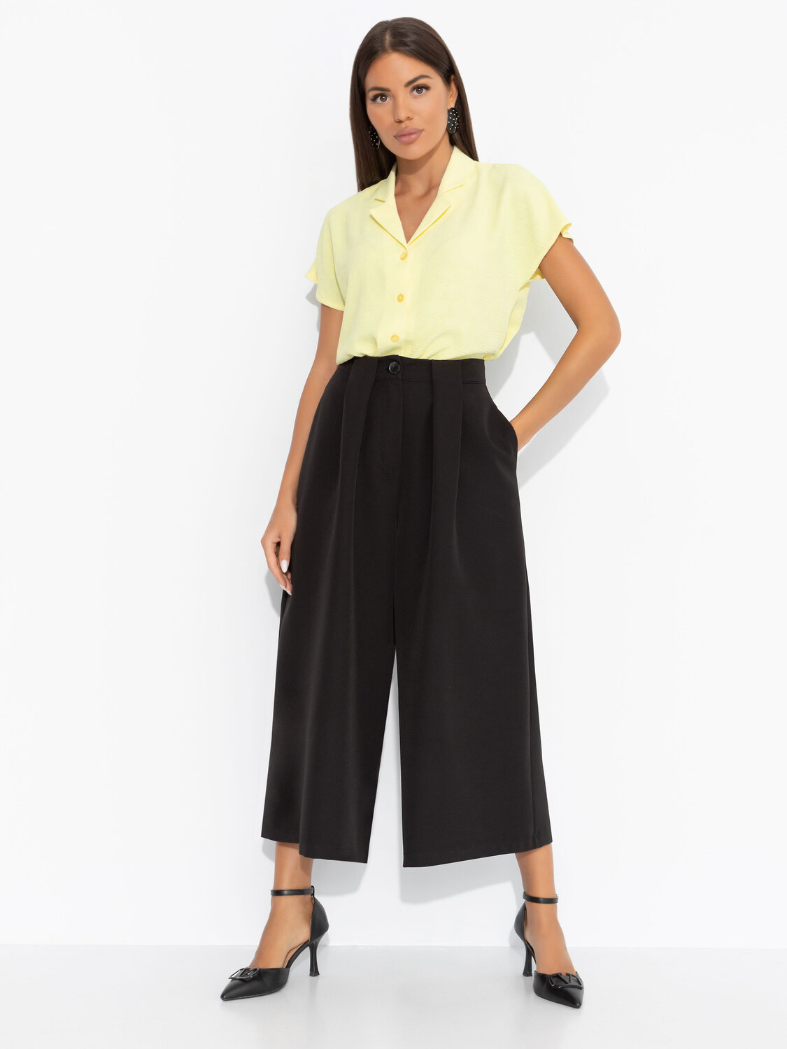 ст. цена2109руб.! CHARUTTI Кюлоты 12045Черный