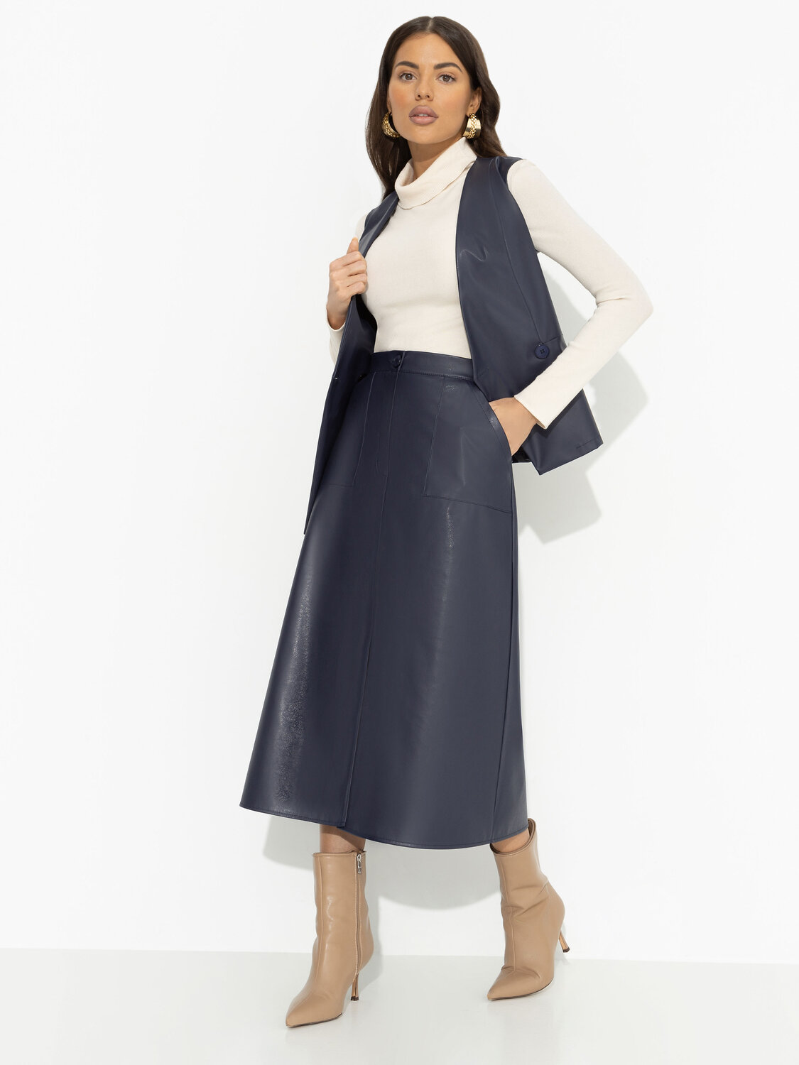 ст. цена1881руб.! CHARUTTI Юбка 11576Синий