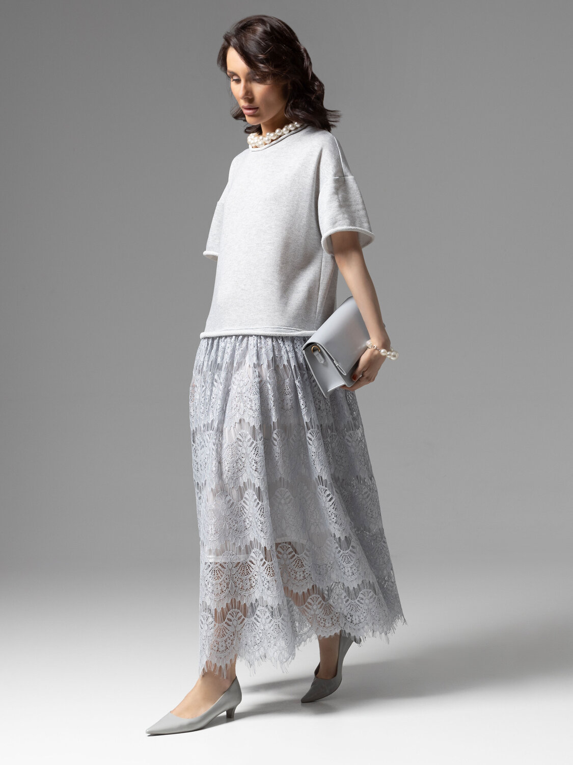 ст. цена3979руб.! CHARUTTI Платье 11677Серый