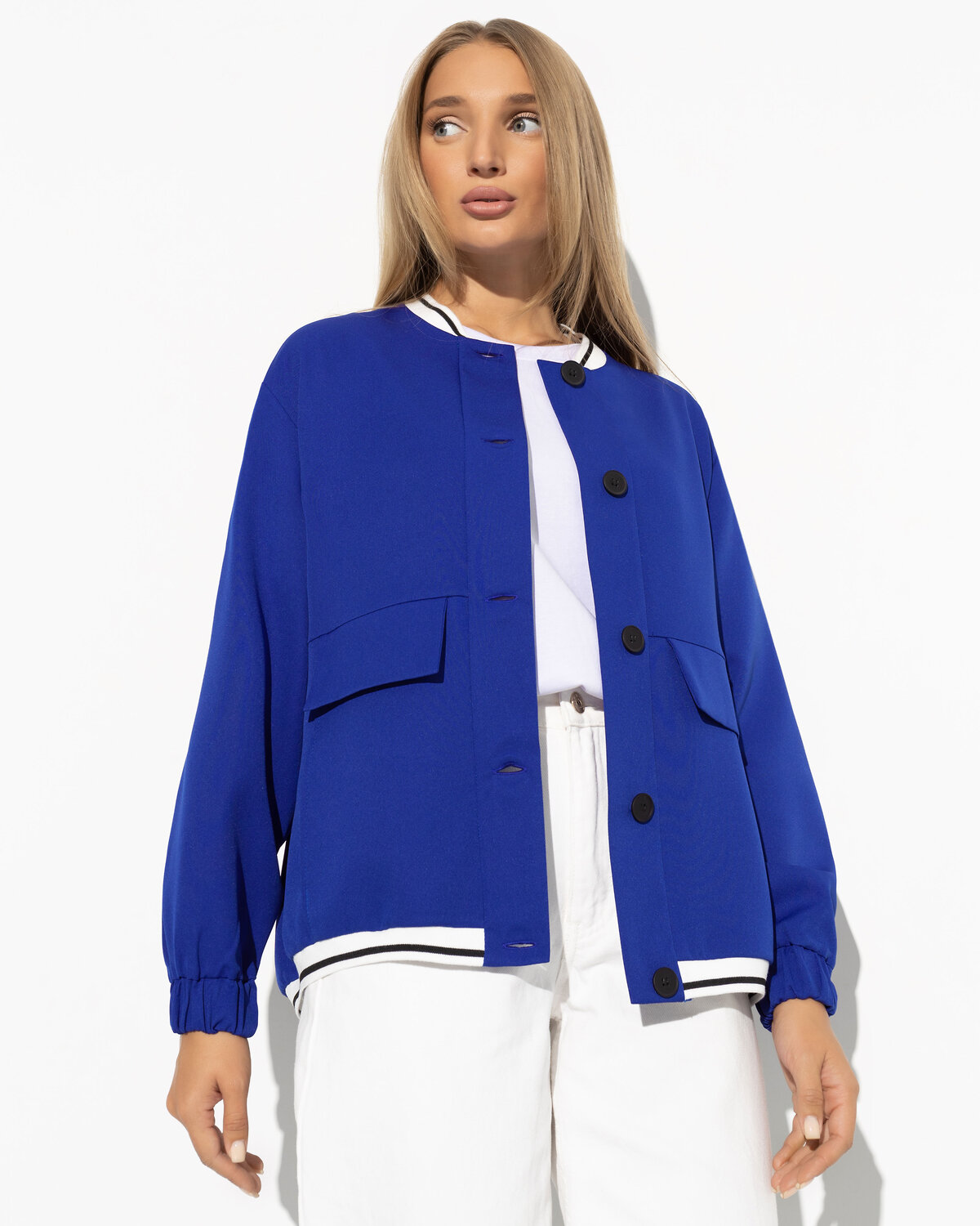 ст. цена1813руб.! CHARUTTI Бомбер 10958синий