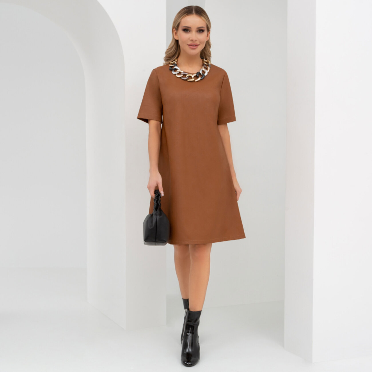 ст. цена1881руб.! CHARUTTI Платье 6417коричневый