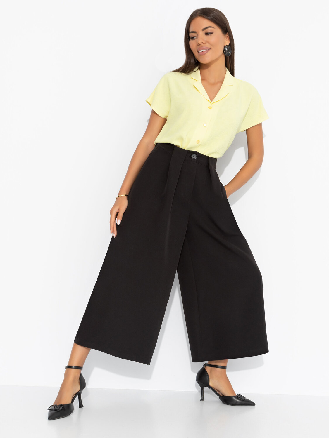 ст. цена2109руб.! CHARUTTI Кюлоты 12045Черный