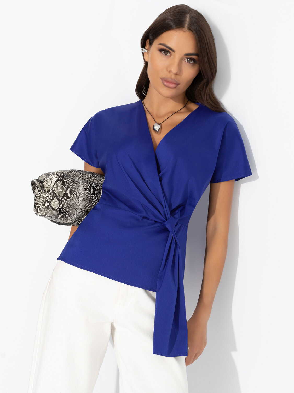 ст. цена1813руб.! CHARUTTI Блуза 11861Синий