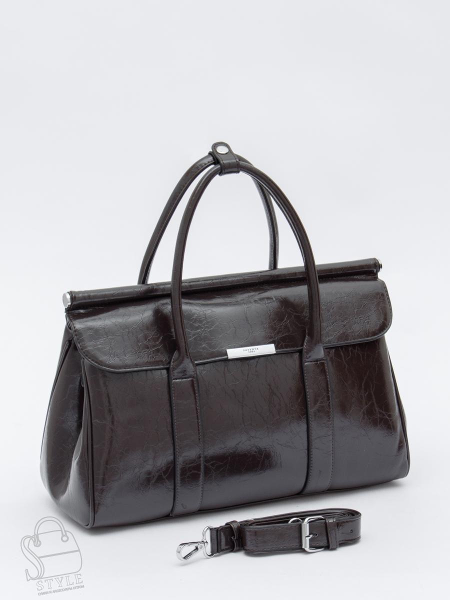 Сумка женская 58302S d.gray Velina Fabbiano-Safenta