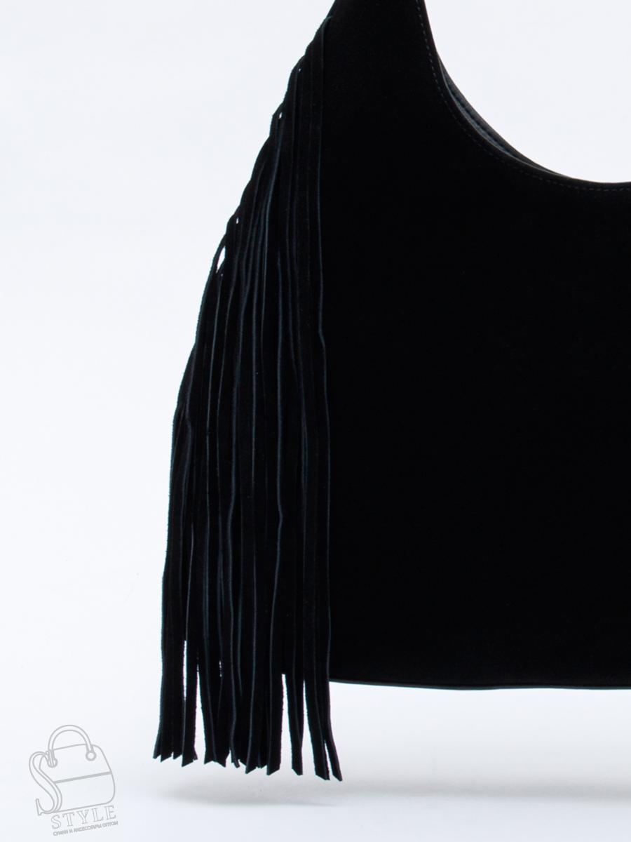 Сумка женская кожаная 1042M black Polina&Eiterou