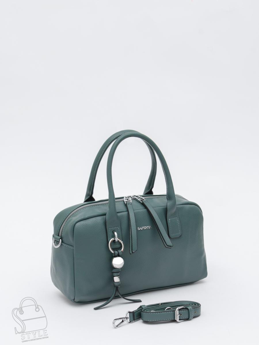 Сумка женская 58400S gray green Velina Fabbiano-Safenta