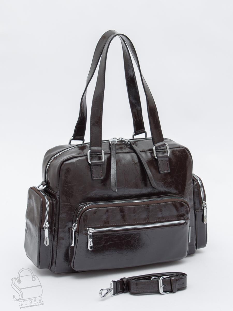 Сумка женская 5602S d.gray Velina Fabbiano-Safenta