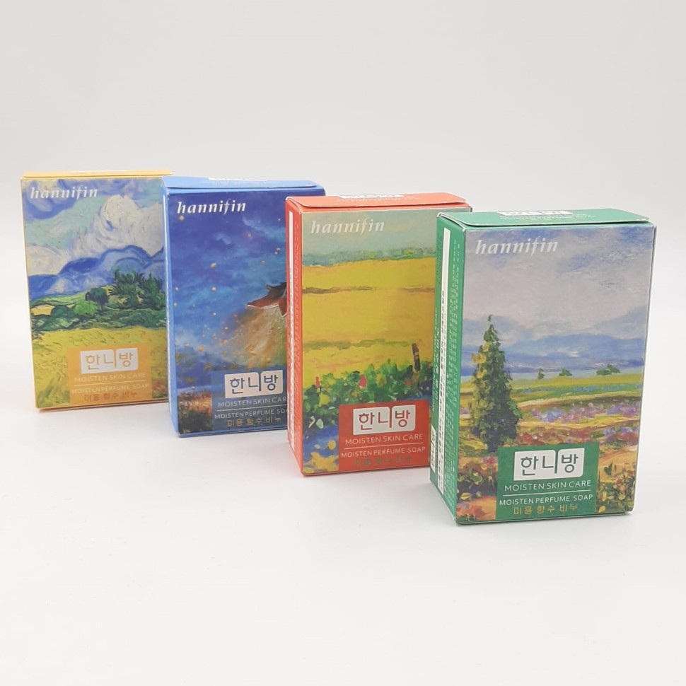 Мыло для лица тела Perfume Soap Парфюмированное ЗЕЛЕНОЕ 100г (XB-006222)