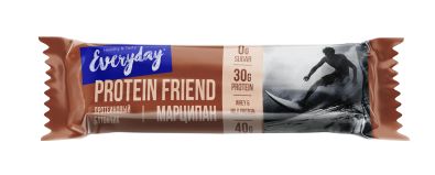 EVERYDAY PROTEIN FRIEND Батончик высокобелковый глазирован. с дробленым миндалем МАРЦИПАН п/п 40г