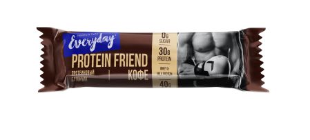 EVERYDAY PROTEIN FRIEND Батончик высокобелковый глазирован. со вкусом кофе п/п 40г
