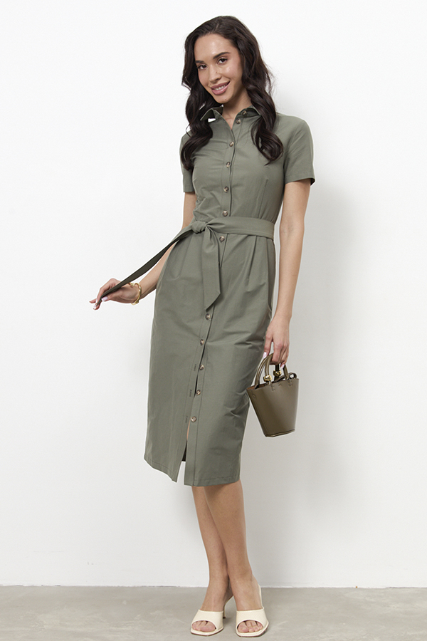 Ст.цена 5150р 68066 Платье зелёный