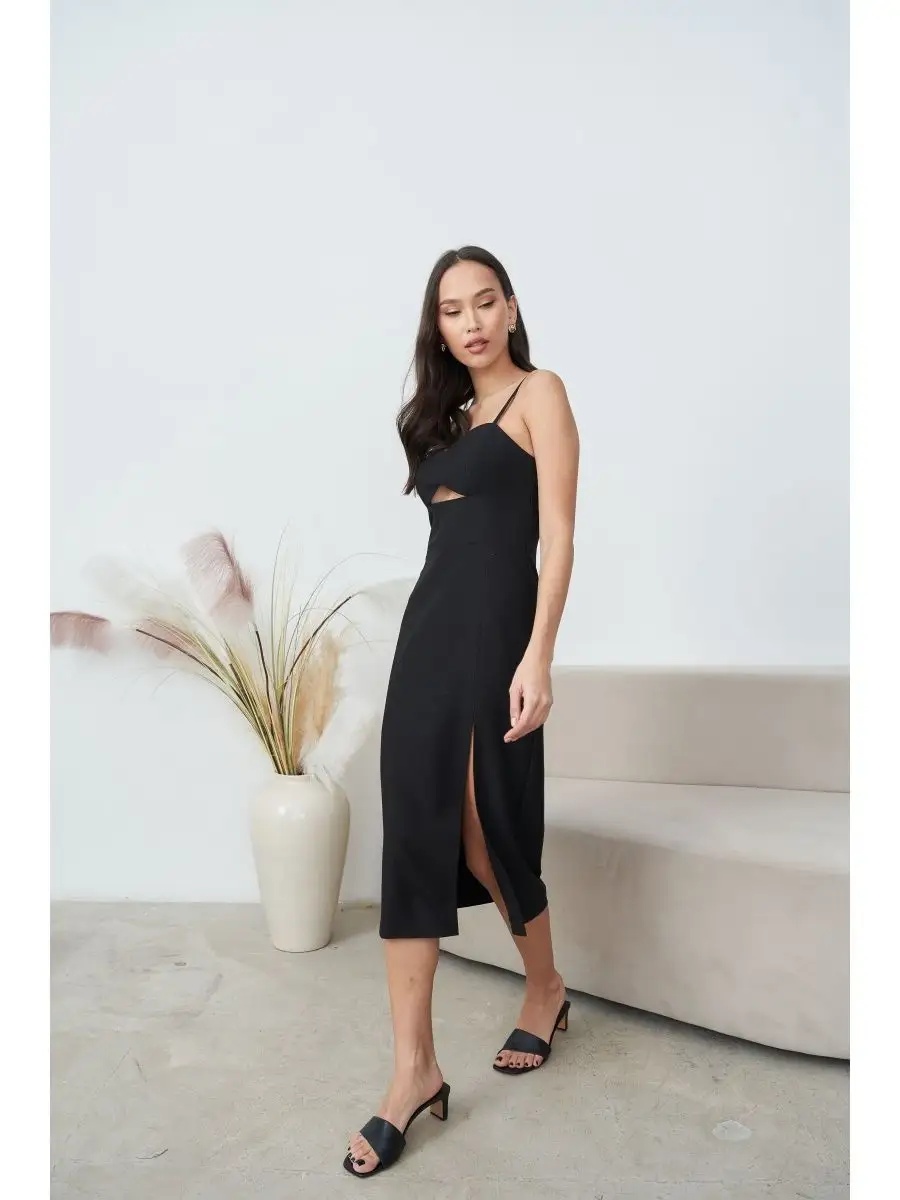 Платье DR 22-2267-2 черный