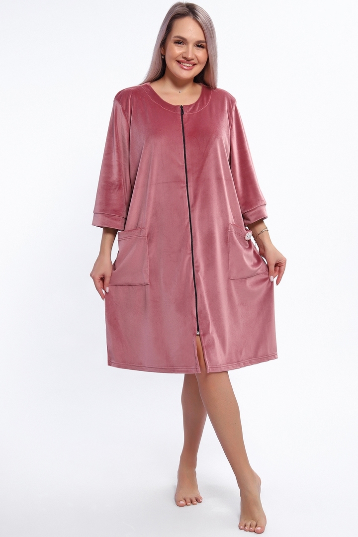 Халат велюровый - Someday - 516 - сухая роза