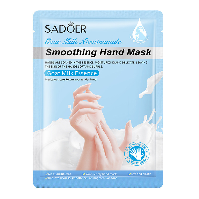 Маска-перчатки для рук с ниацинамидом из козьего молока, 35 гр / пара
