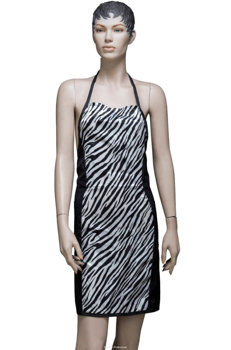 Dewal Уценка Фартук мастера для стрижки «Зебра», 70 х 82 см, полиэстер, разноцветный