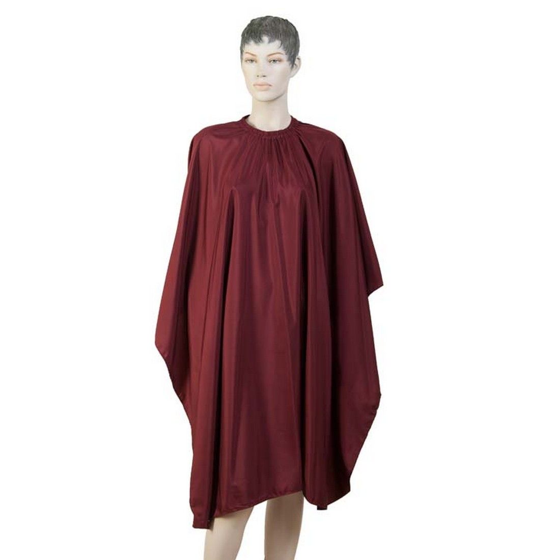 Dewal Уценка Пеньюар для стрижки «Матовый» AA09Red, 128 х 148 см, алый