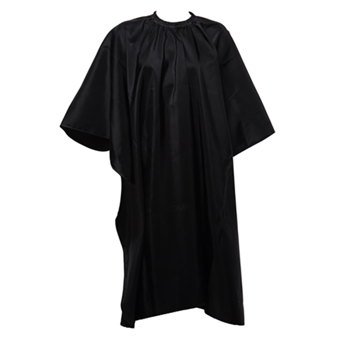 Dewal Пеньюар для стрижки «Глянец» AA04Black, 128 х 146 см, черный глянцевый