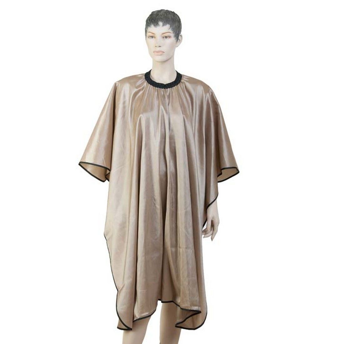 Dewal Пеньюар для стрижки «Глянец» AA04Gold, 128 х 146 см, золотистый