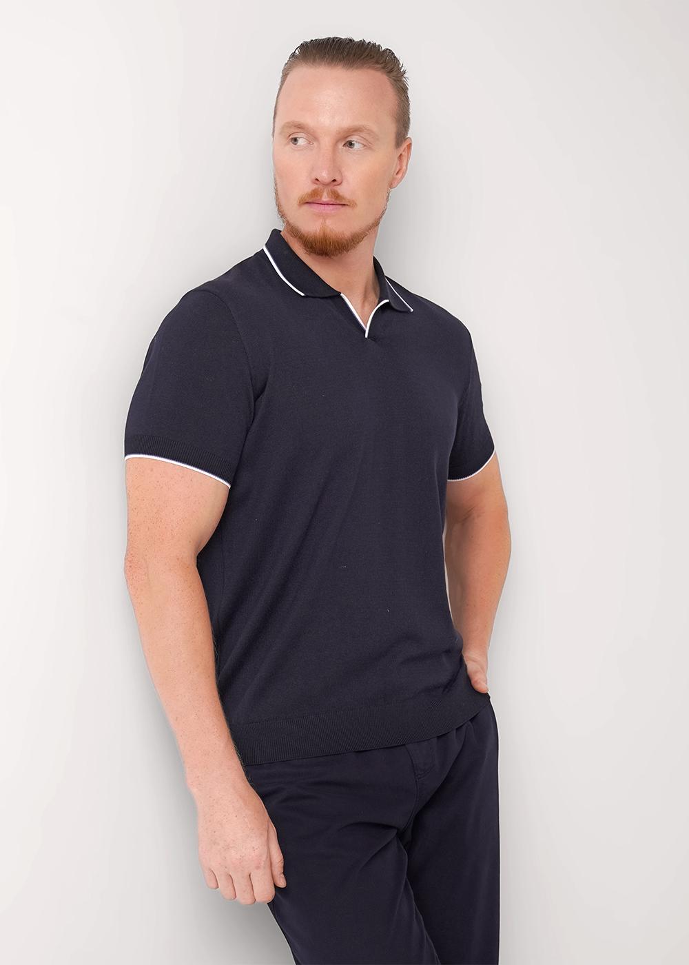 Ст.цена 1529р CLE 454542/11ха Поло мужское 454542/11ха т.синий