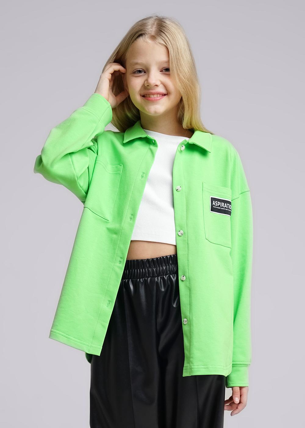 Ст.цена 1300р CLE 846438/71у Рубашка детская 846438/71у св.зелёный