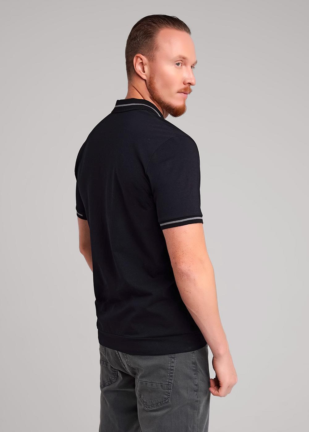 Ст.цена 1559р CLE 452645/21эф_п Поло мужское 452645/21эф_п чёрный