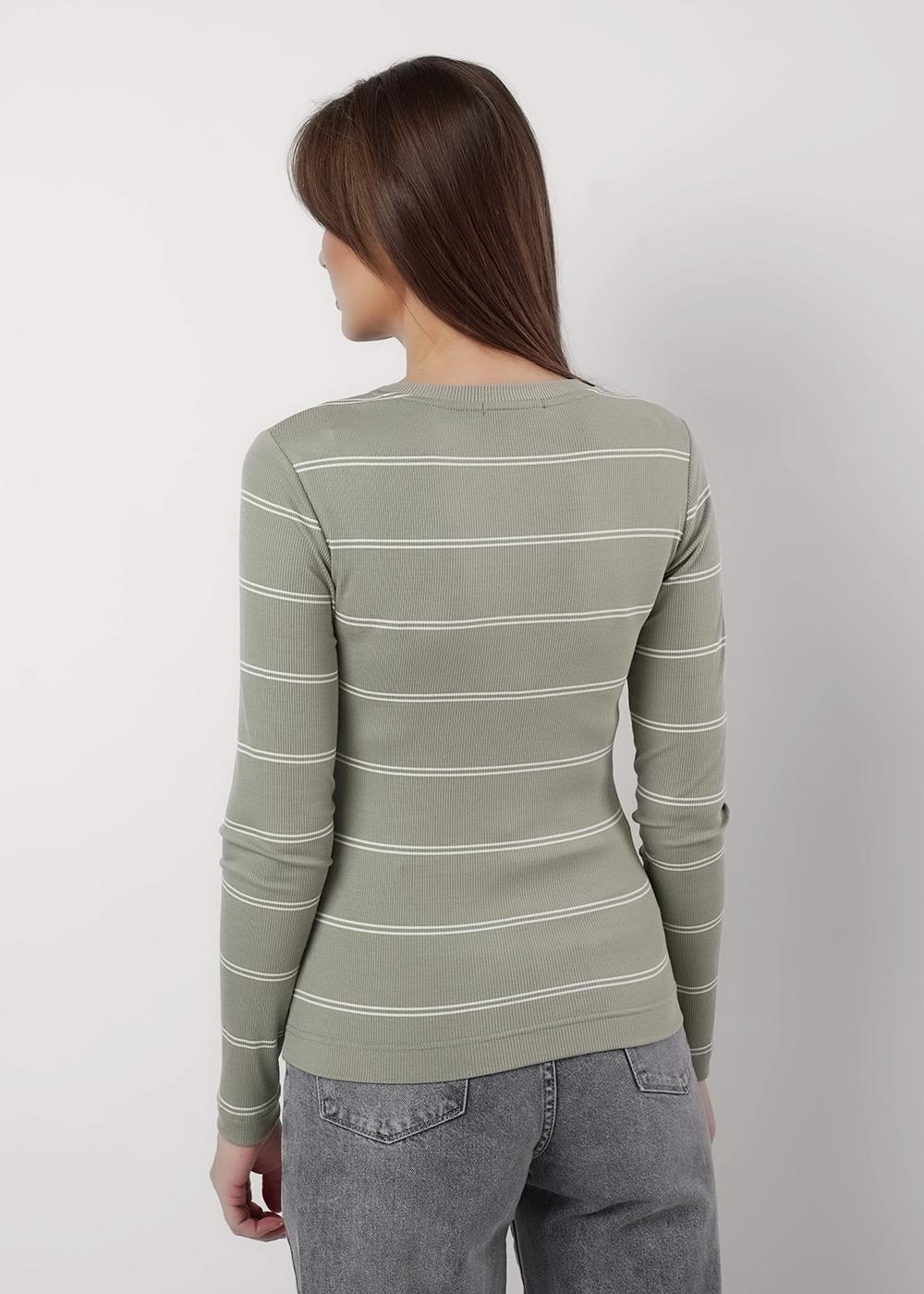 Ст.цена 990р CLE 356724швн Джемпер женский 356724швн хаки/молочный