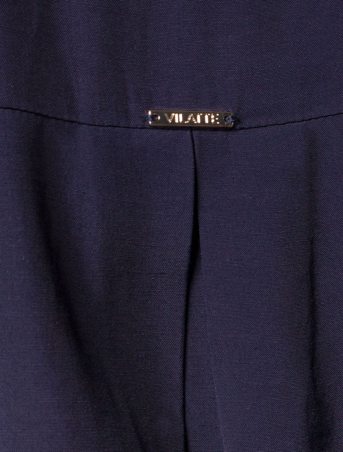 Ст.цена 2390р Свободная блузка из премиальной вискозы и лиоцелла D29.234 т.синий