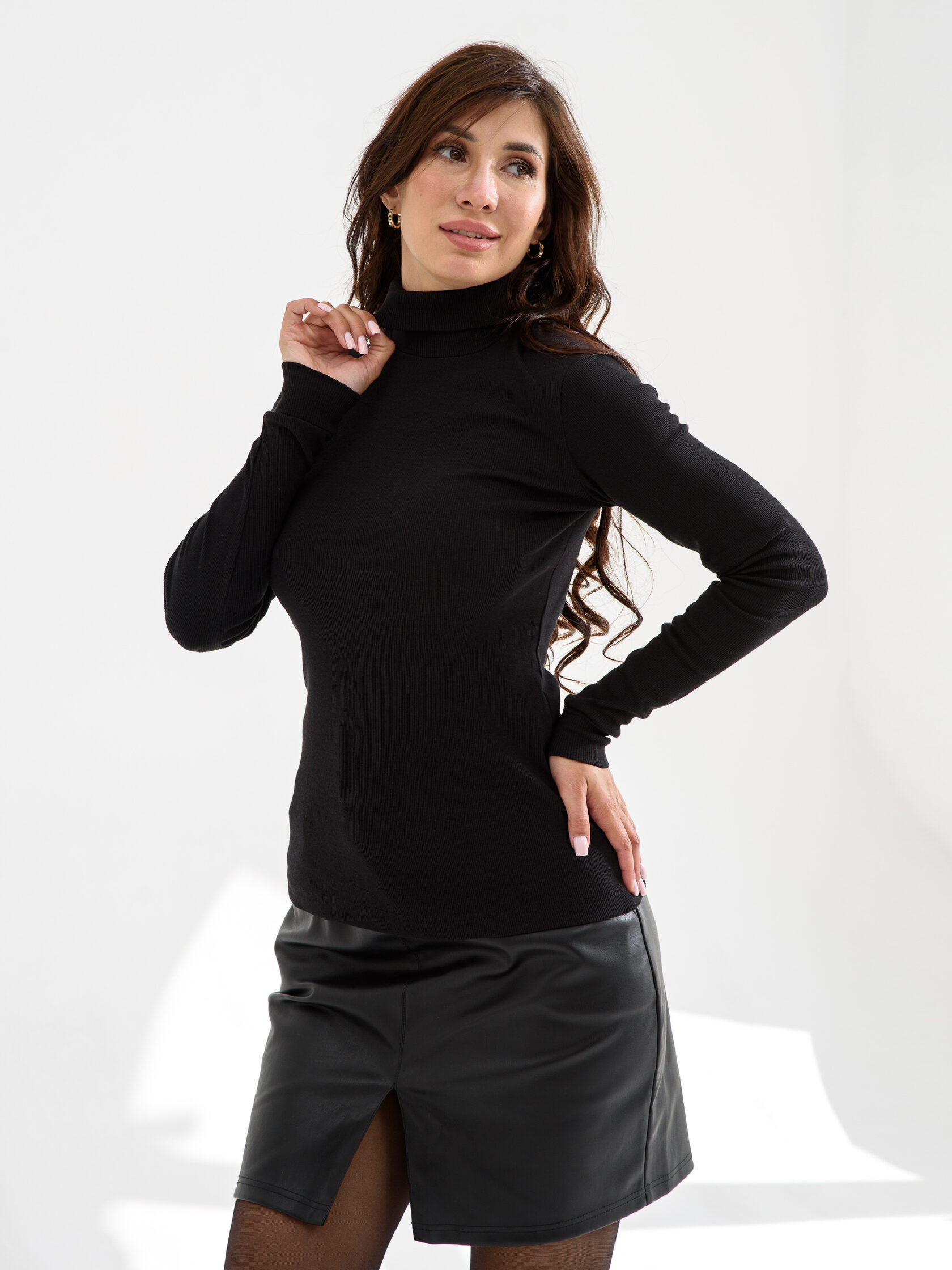 СТ. ЦЕНА 560 руб//Водолазка женская (высокая стойка)