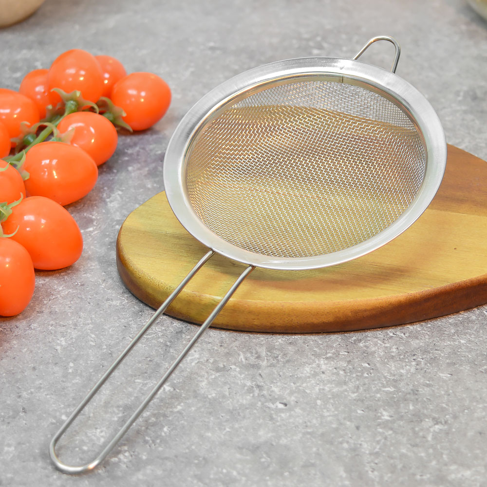 Сито 120мм нерж с металлической ручкой 283345