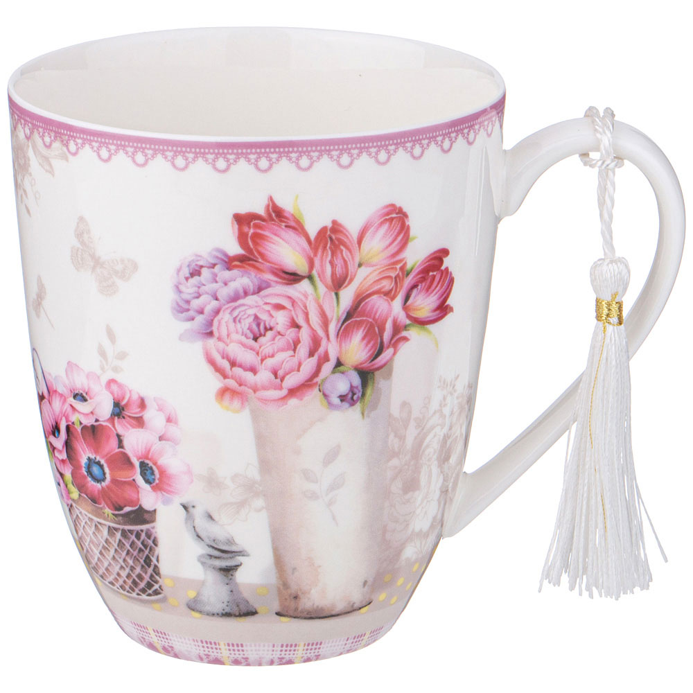 Кружка 420мл Тюльпаны