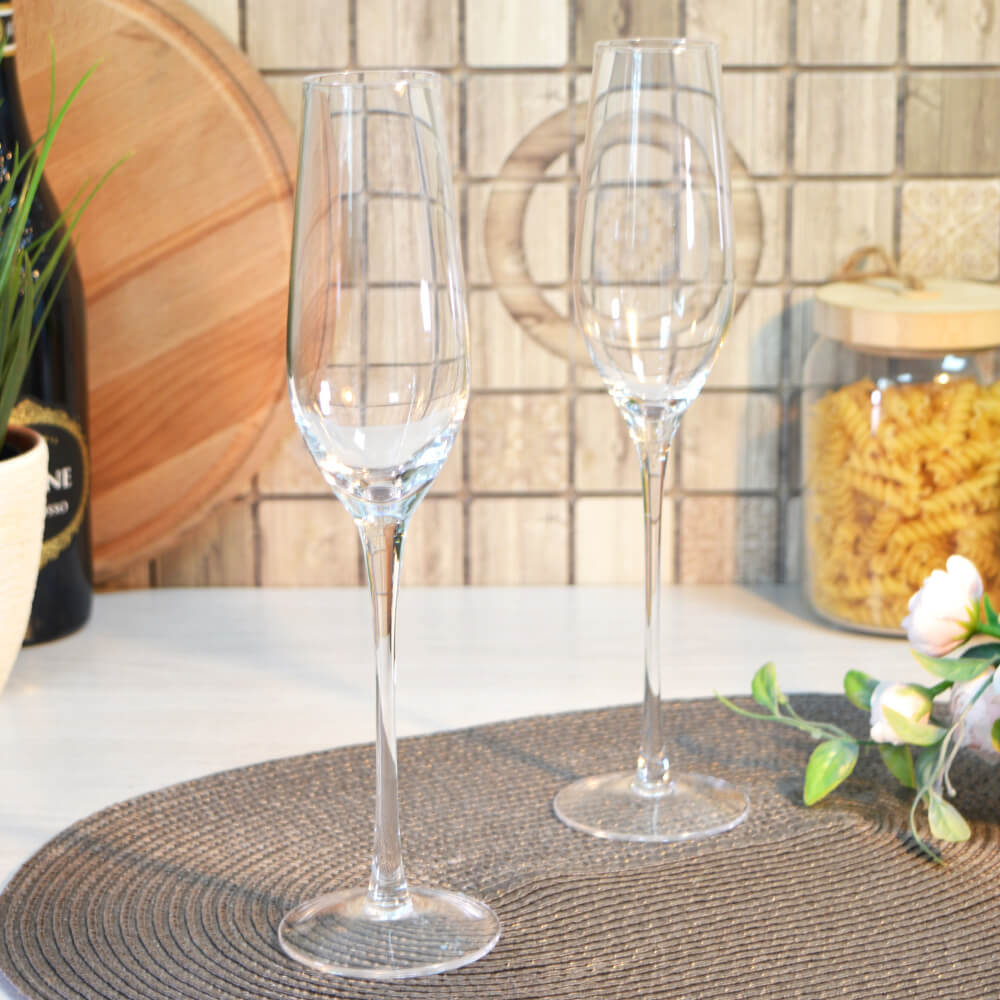 Набор бокалов для шампанского 2шт 210мл