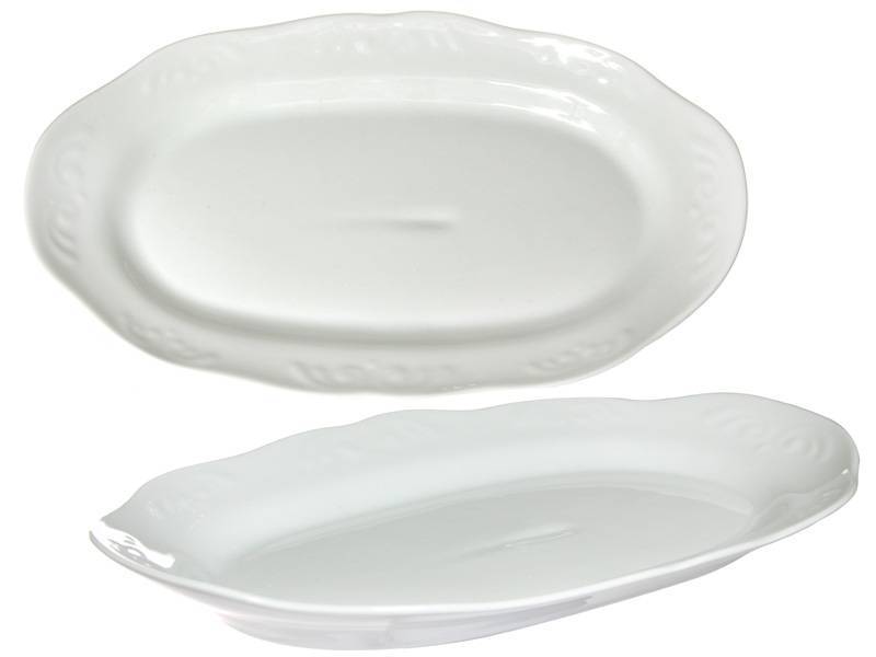 Блюдо для хлеба 27см форма Надежда Без деколи