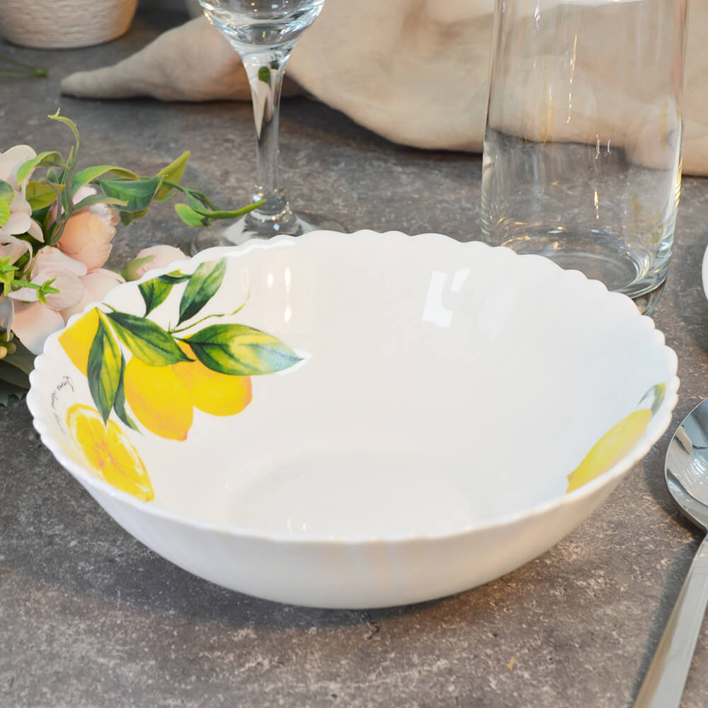 Салатник 700мл 18см Сорренто, стеклокерамика, Jewel