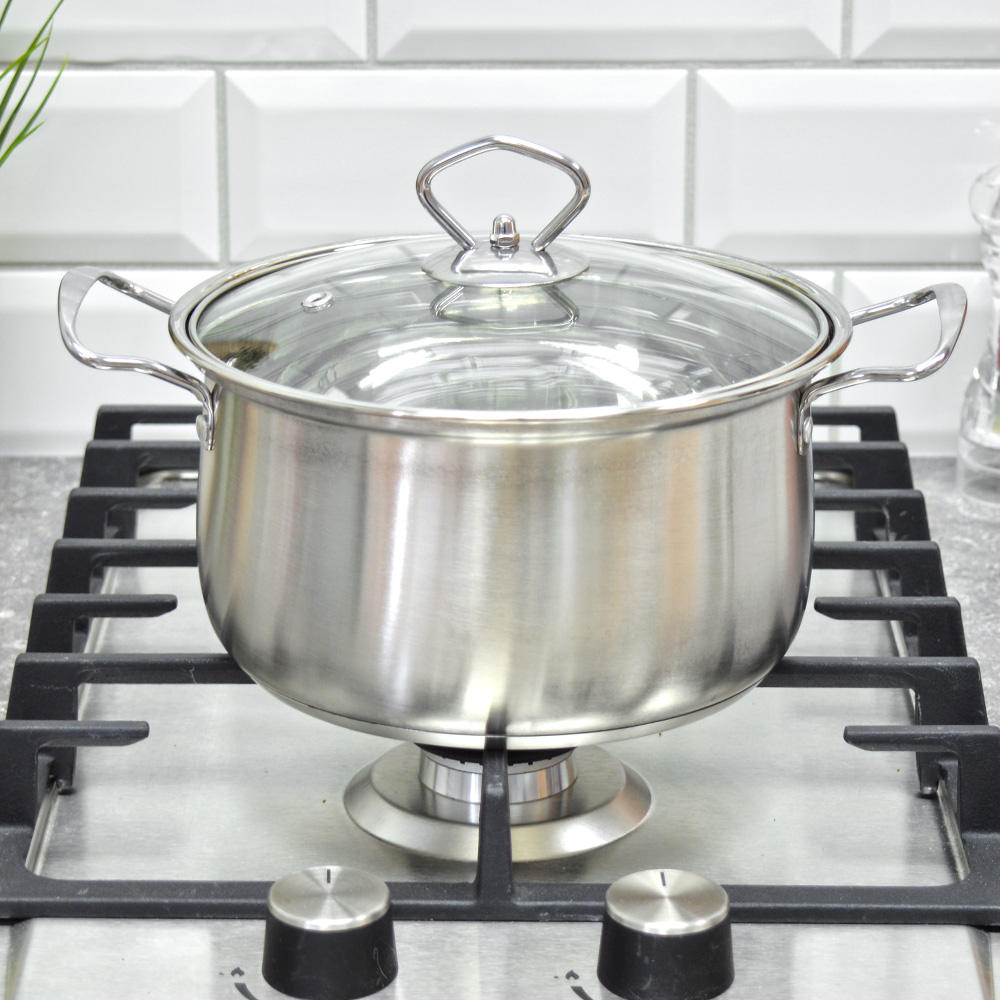 Кастрюля 2,4л нерж