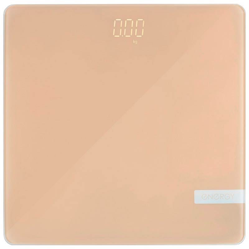 Весы напольные электронные Energy EN-421, стеклянная поверхность, 180кг, цвет бежевый