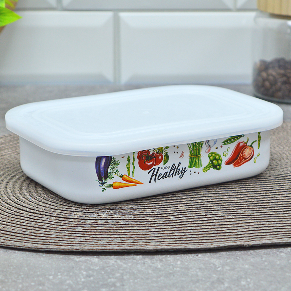 Лоток 0,8л Veggies с пластиковой крышкой тм Appetite