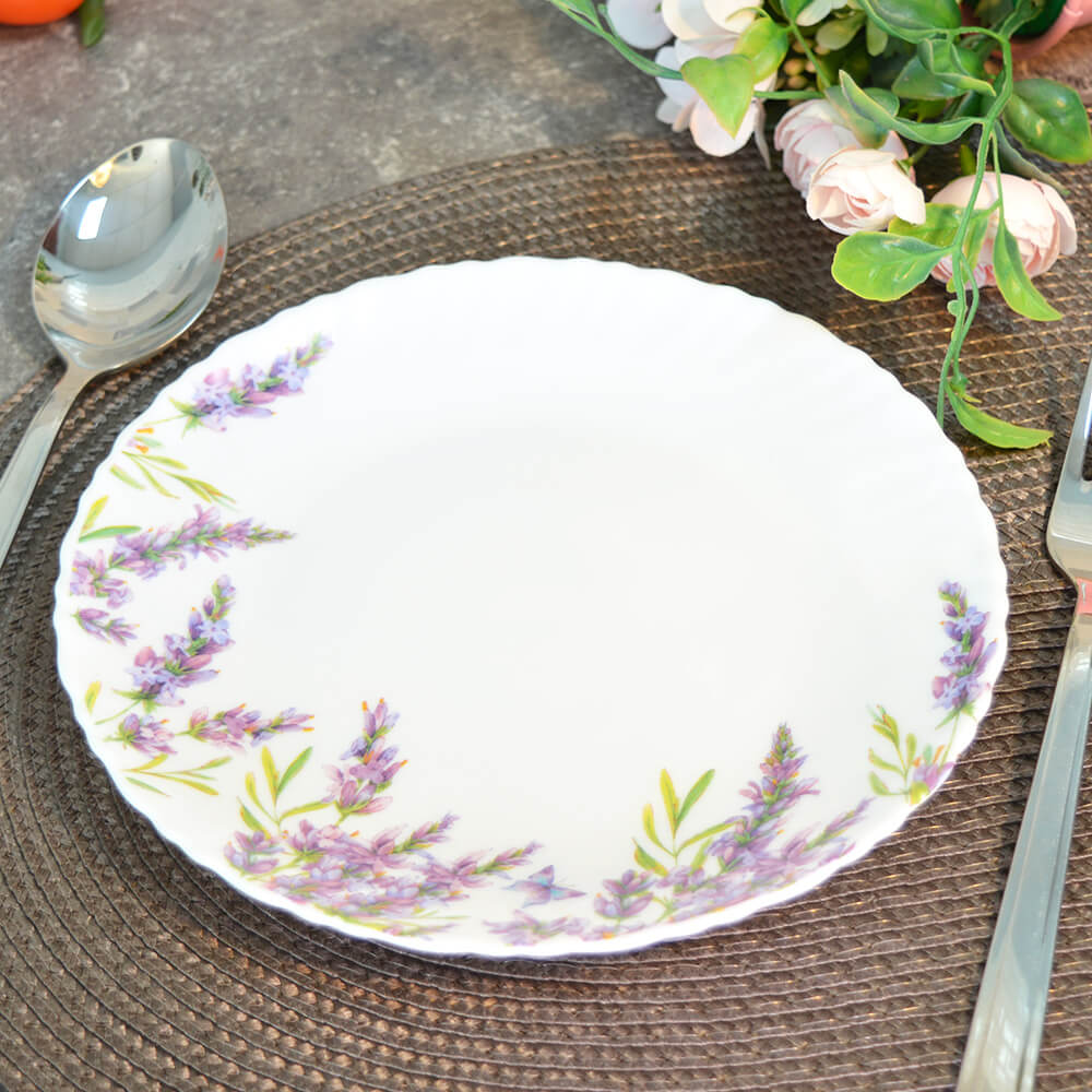 Тарелка плоская 19см Lavender, стеклокерамика