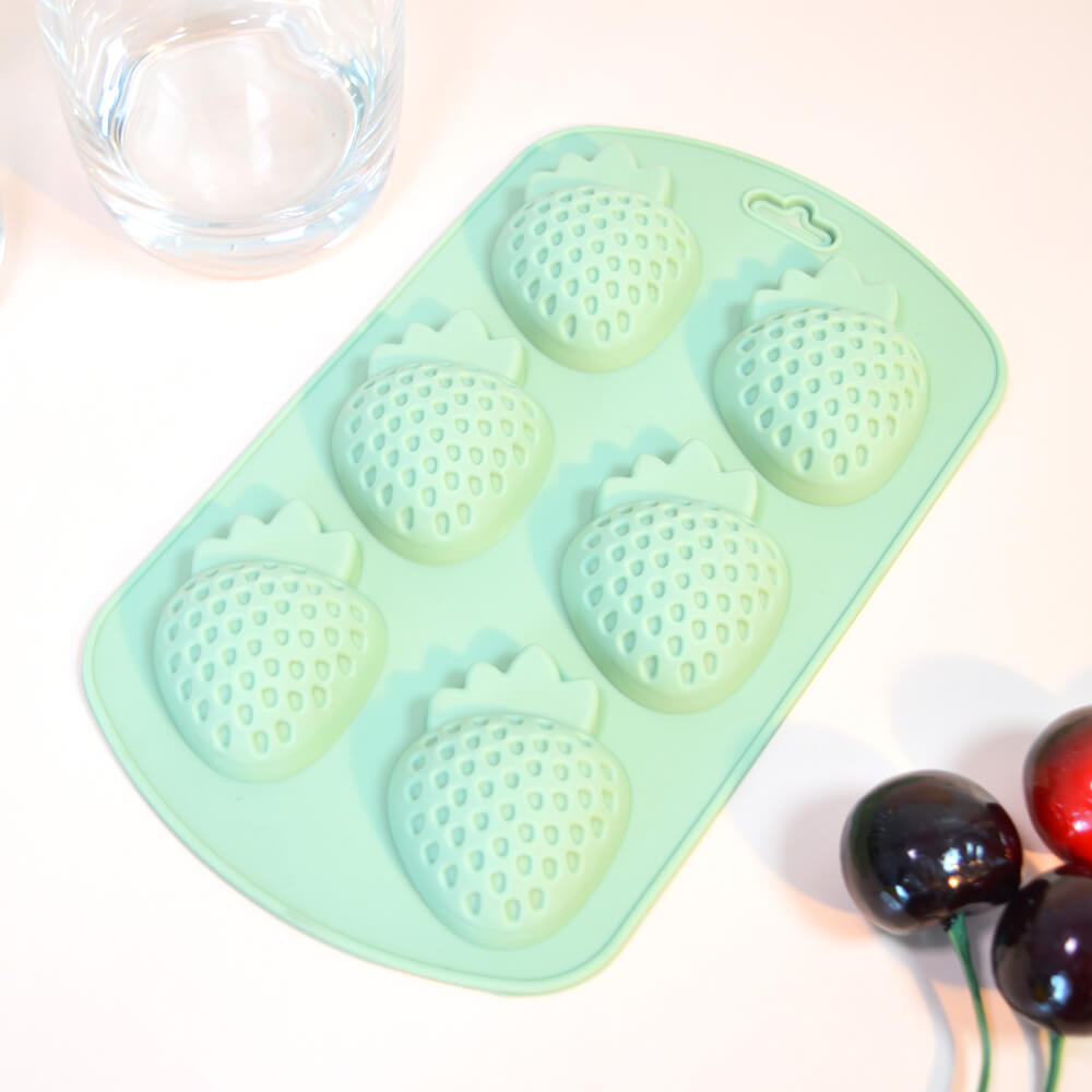 Форма силиконовая для льда 6 ячеек 19*13см, YH-768