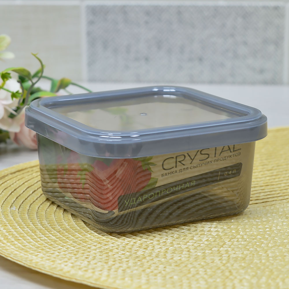 Банка для сыпучих продуктов 0,4л