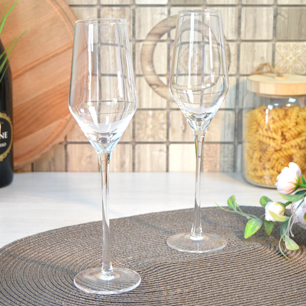 Набор бокалов для шампанского 2шт 225мл