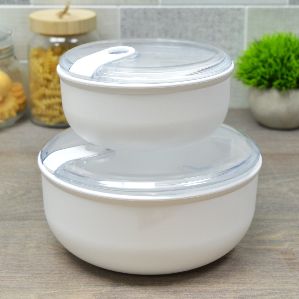 Набор емкостей для сыпучих продуктов 2шт (0,75л, 1,8л)