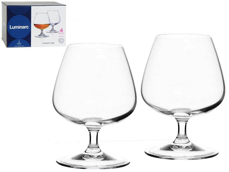 SIGNATURE Набор фужеров для коньяка 4шт 410мл